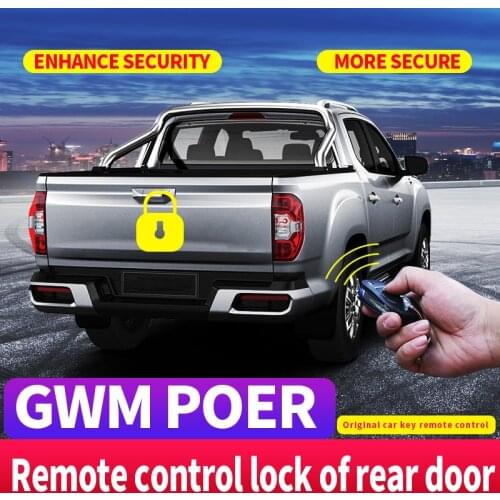 GWM POER UTE Great Wall cannon gun tail door electric control lock rear door remote control lock pickup truck refitting special