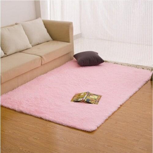 1pc Multi Color Bathroom Carpet Mat Pad For Living Room Doorway Large Solid Soft Suede Bath Mat Floor Rug Anti-slip Mat Rug