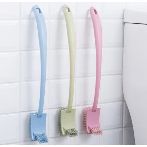 Beautiful Long Handle Toilet Brush No Dead Ends Bathroom Toilet Brush Set Funny Toillette Accessoire Toilet Brush BF50TB