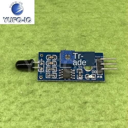 Free Ship 5pcs The Flame Sensor Module Fire Detection Module, the Infrared Receiving Module Fire Detection