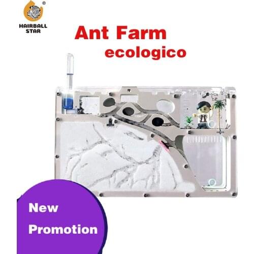 New Ant Farm Ecologico Acrylic Ant Nest Farm Transparent Ant Nest Mini Sand Castle Queen Ants Breeding Insects Observation House