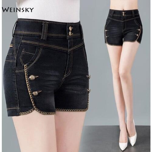 New Women Fashion Denim Shorts Summer Casual Style Jeans