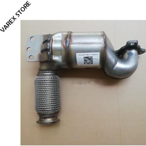 Front three-way catalytic converter evolver exhaust pipe muffler 2.8 engine for foton tuland