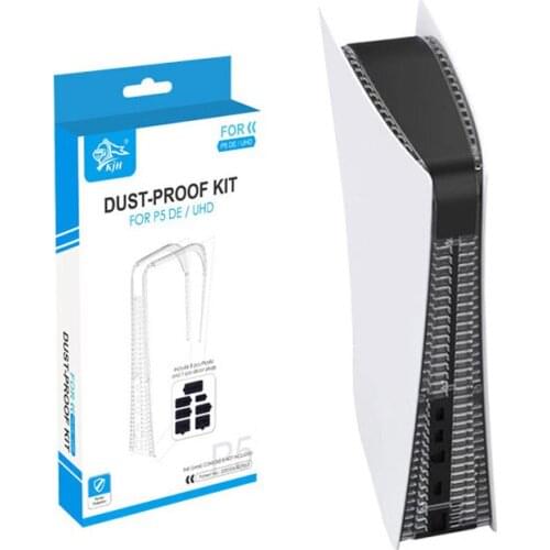 Dust Proof Cover Case Mesh Stopper Pack Kits for PS5 Game Console Prevention Cover Dustproof Kit