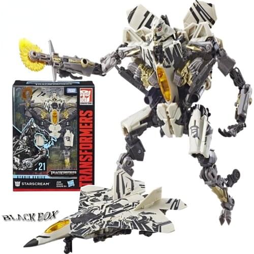 Hasbro Transformers Studio Series SS21 Voyager Class Movie Starscream Action Toy Figures Transformer Robot Christmas Gift 18CM