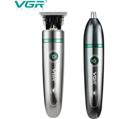 VGR 258 Hair Clipper Personal Care Professional Charging Two-in-one Hair Clipper Nose Hair Trimming Whole Body Washing Clippers