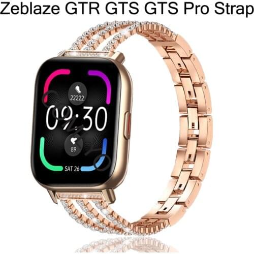 Zeblaze GTS2 GTR GTS PRO HYBRID Strap smart Watch band Stainless Steel Metal Milanese Loop Replacement wristBand Bracelet