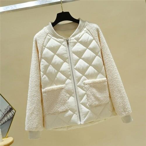 ZG1631 women Korean version loose 2021 new autumn winter fashion ladies stand collar cotton-padded jacket cheap wholesale
