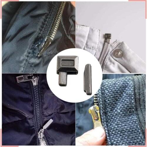 10 Sets Metal Repair Zipper Stopper Open End Zipper M5T9 Zipper For Clothes Accessories DIY Stopper Sewing K6T4