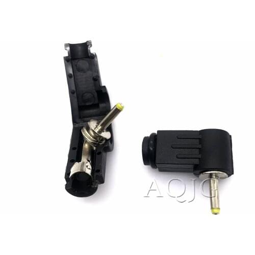 10pcs 2.5*0.7mm diy 90 Degrees DC Power Plug Welding Connetor