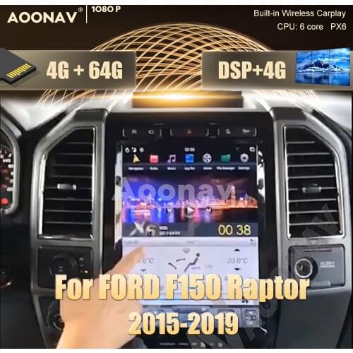 2din android car Radio multimedia player For FORD F150 Raptor 2015 2016 2017 2018 2019 car stereo autoradio Tesla DVD player