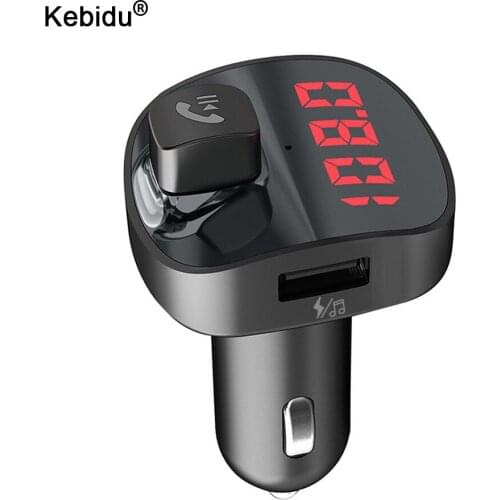 Bluetoth 5.0 Mp3 Player Handsfree Car kit Dual USB Car Charger Aux TF Card Music Player Wireless Audio Adapter for Autoradio