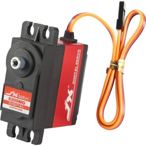 JX PDI-6209MG 4.8V-6V 0.13sec/60 9.35KG Digital Metal Gear Servo Aluminums Case for 1/10 RC Car