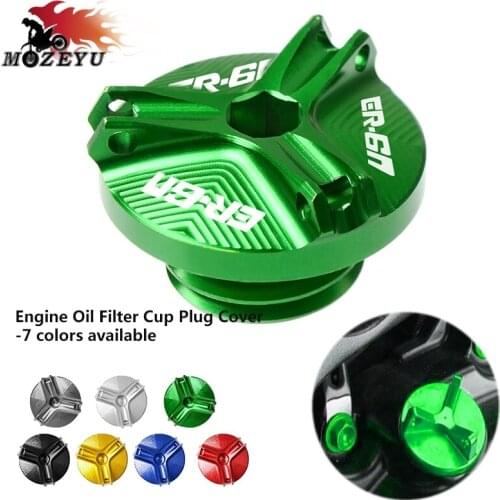 ER6N 2015 Motorcycle CNC Aluminum Engine Oil Cap Bolt Screw Filler Cover For KAWASAKI ER-6N 2006 2007-2011 2012 2013 2014 er6n