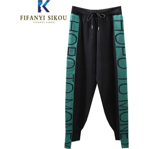 Женские трикотажные брюки FIFANYI SIKOU China At AliExpress