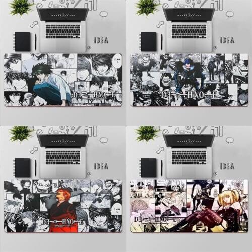 Gaming Mouse Pad Large Mouse Pad PC Gamer Computer Mouse Mat Big Mousepad Keyboard Desk Mat Death Note Anime XXL Mause Pad