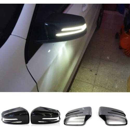 Car Reversing Mirror Housing Cover Left/Right Wing Rear View Mirror Cover For Mercedes-Benz C-Class W176 W246 W204 W212 W221 CLS