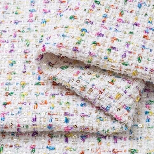 Small Fragrance Hair Cloth Rough-woven Flowers, Horse Armor Skirt Hand DIY Clothing Fabric