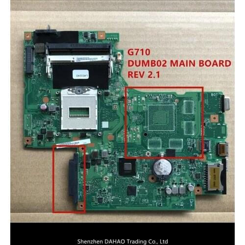 90004884 para Lenovo G710 Laptop Motherboard DUMB02 MAIN BOARD REV 2.1 DDR3 100% probado