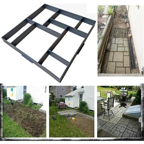 Newly Garden Path Making Mould DIY Concrete Pavement Garden Path Mold