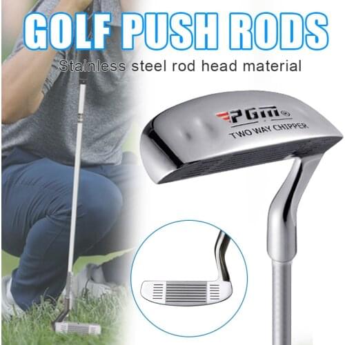 Newly Double-side Club Grabbing Head Grinding Rod Stainless Steel Chipping Clubs Golf Putter for Outdoor
