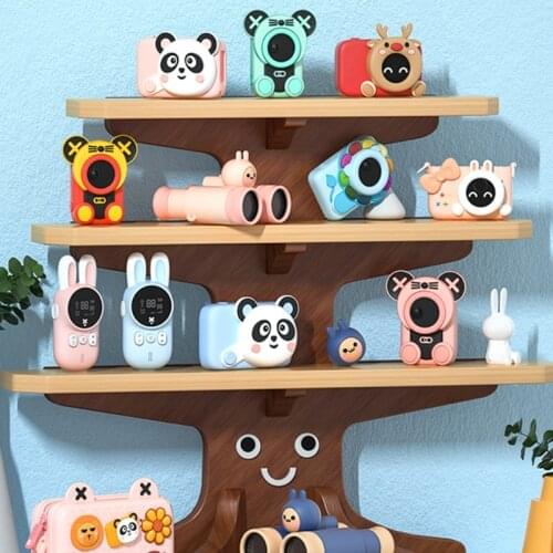 1 Pair Portable Handheld Kids Walkie Talkies Kids Toy Cute Rabbit Walkie Handheld Transceiver Talk Parent-Child Educational Toys