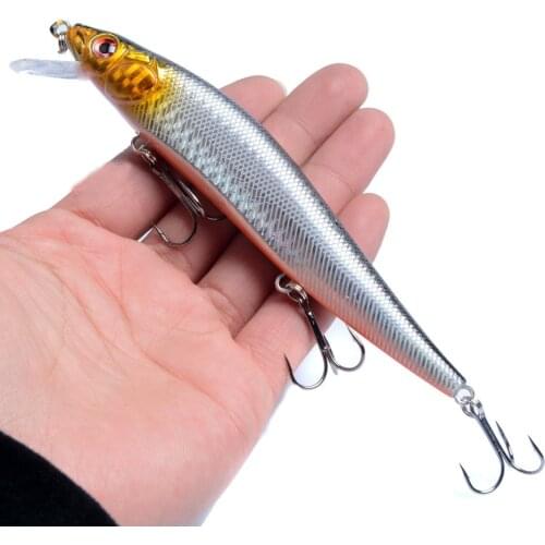 1PCS Fishing Lures Swim Minnow Jig Hard Bait14cm/23g Artificial Trolling Crankbait Wobbler Lures Pike Treble Hook Fishing Tackle