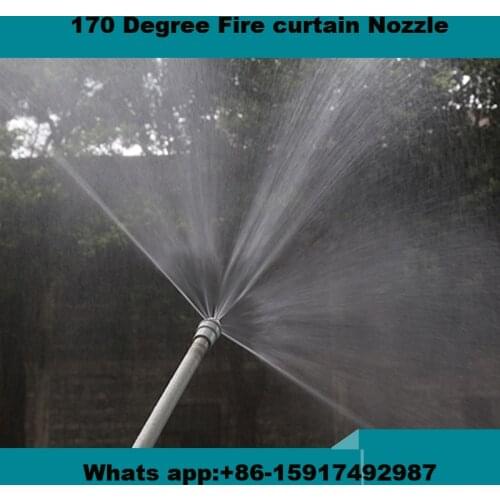 ZSTMA water curtain nozzle, DN15/DN20/DN25 fire sprinkler head spray,open type fire sprinkler fan nozzle