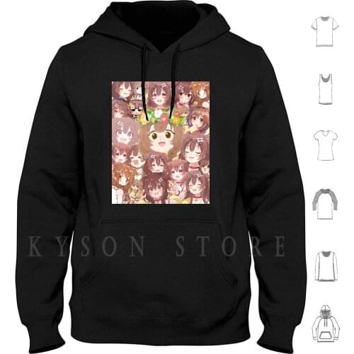 Inugami Korone Vtuber Picture College Anime Girl Hoodie long sleeve Cotton Korone Tsunomaki Watame Watame