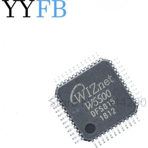 W55 LQFP48 SErie 3.3 V Hardwired TCP Incorporado W5500 Ethernet Controller-LQFP-48