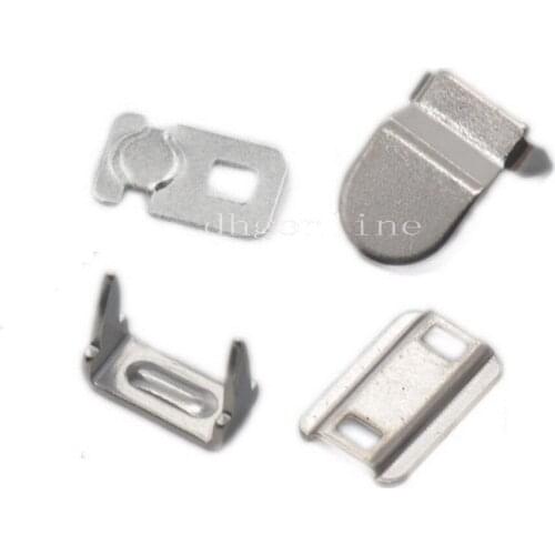 20 60 Sets 11.1x7.5mm Skirt Tunic Trouser Hook Bar Fastener Sew On Repair Waist Expand Jean Pant Hooks fix Replace