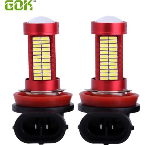 1pcs H7 H4 9006 H8 H11 LED Light h11 106smd 4014 led Fog Light Driving High Power led Source Car Auto Light Car Truck Led