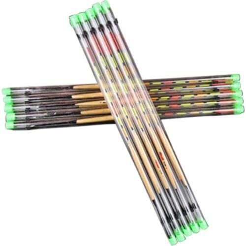 10Pcs/Lots Wood Fishing Float Tackle Tools For Fishing Tank Float Fishing Tackle Tools New Bucket Fishing