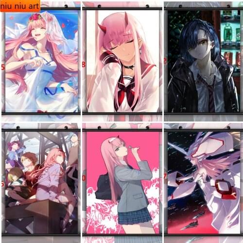 DIY Diamond Painting Darling in the FranXX Zero Two Anime Diamond Mosaic Cross Stitch Kits Full Diamond Embroidery Room Decor