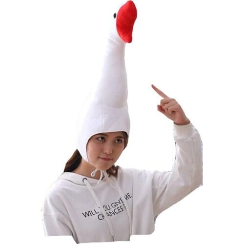 Old goose photo props hat plush toy hat stuffed toy cap