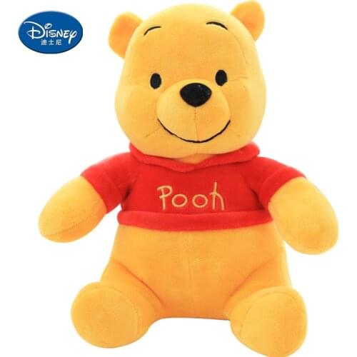 25/35/45cm Genuine Disney Winnie the Pooh Plush Cartoon Bear Original Cute Soft Plush action model Toy Childrens birthday gift