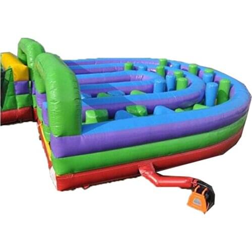 Inflatable Interactive U-Turn Obstacle Course For Children