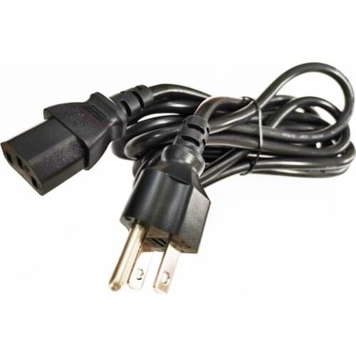 NCHTEK USA Power Cord, US 3Pin Male Plug to IEC 320 C13 Socket Female Power Adapter Cable, 2M,Free shipping