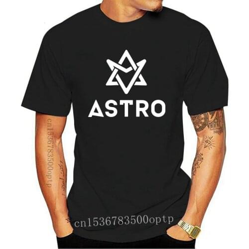 New LUCKYFRIDAYF 2021 ASTRO STAR KPOP Group 100% Cotton T shirt Men/Women T-shirts Men Spring Cool Summer Casual Short TShirt Me