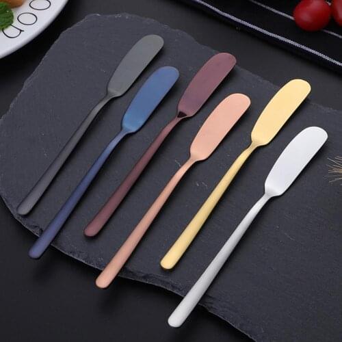 Stainless Steel Butter Knife Cutter Spatula Dessert Spreader Scraper Pastry Spatulas Bakeware Baking Spatulas Baking Tools