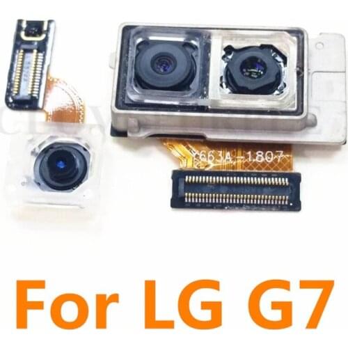 Original front small facing camera For LG G7 big back Main rear camera For G7 ThinQ G710