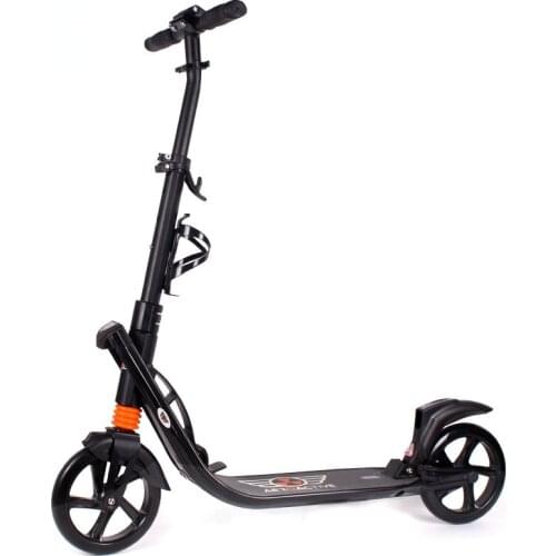 LK707 New Arrival Adult Children Foldable Kick Scooter All Aluminum Shock Absorption Foot Scooters With PU 2 Wheel 100 Bearing