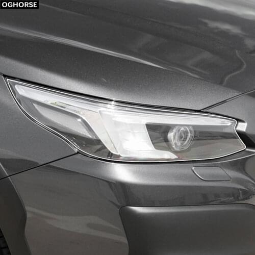 2 Pcs Self Healing TPU Protection Transparent Stickers Car Headlight Protective Film for Subaru Outback 2020-Present Accessories