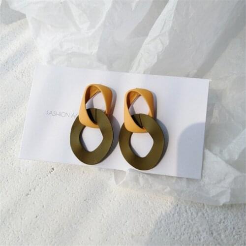 Wind restoring ancient ways fashion earrings everyday earrings fashion personality geometric stud earrings jewelry accessories