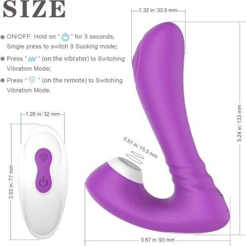 Super Powerful Clit Sucker Sex Toys for Woman Dildo Vibrator Nipple Stimulator G-spot Massger with 9 Speeds Vibration Waterproof