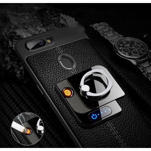 360 Rotate Induction ring buckle lighter Flame-retardant material Bold electric heating tungsten wire Smart chip USB charging