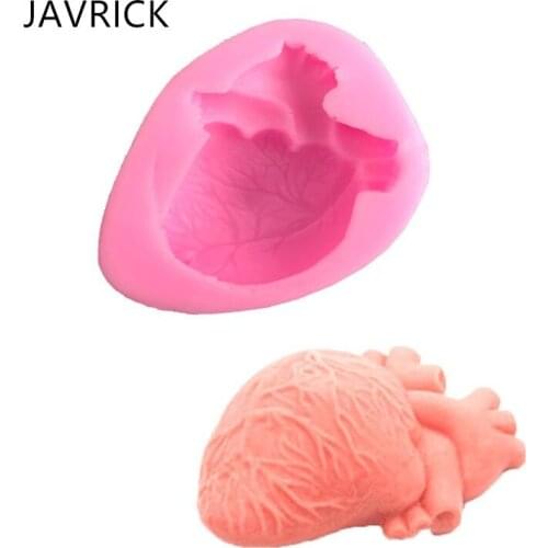 3D Cardiac Heart Shape Casting Molds for Resin Soap Wax Fondant Art Craft Tool DIY Accessories Jewelry Making Tools