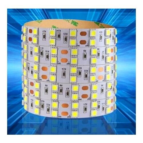 5M 600LEDs 120led/M 5050 LED Strip Light;non-waterproof;IP33;white pcb;DC24V input;144W