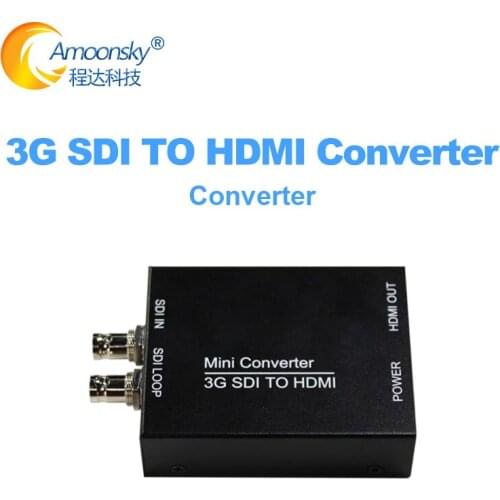 3G SDI to HDMI converter support HD1080P and audio video sync out for LCD display, TV set-top box, projector