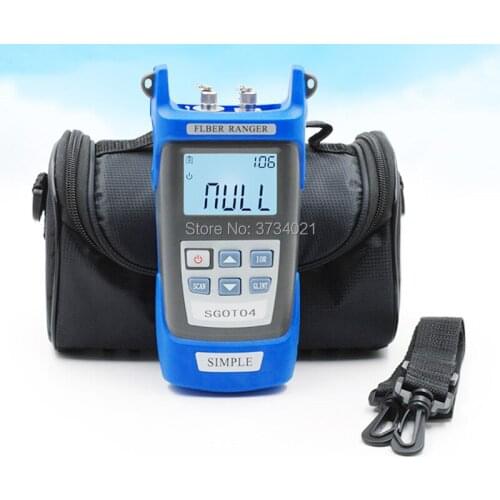 Free shipping Handheld OTDR SGOT04 60KM Fiber find fault tester 1310or1550nm Fiber breakpoint fault detector with VFL FC/SC